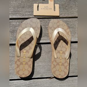 Brand New Coach sandals size 7